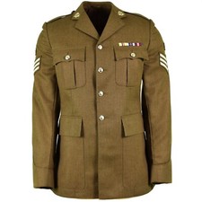 Original British Military Formal Dress Jacket Khaki Surplus New