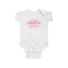 A Little Bit Dramatic Strawberry Infant Fine Jersey Bodysuit