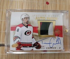 2016-17 Upper Deck SP Authentic Trevor Carrick Rookie  Patch Auto  /100 