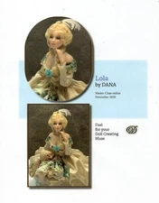 1:12 Miniature Art Doll Dressing ~ Dana Burton~ LOLA TUTORIAL/PATTERN UPRINT