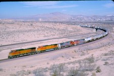BNSF 4591, Frost, Ca, 01/03; Kodachrome Original 