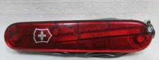 Victorinox Swiss Army Knife, Spartan Transparent Ruby Red 1.3601T