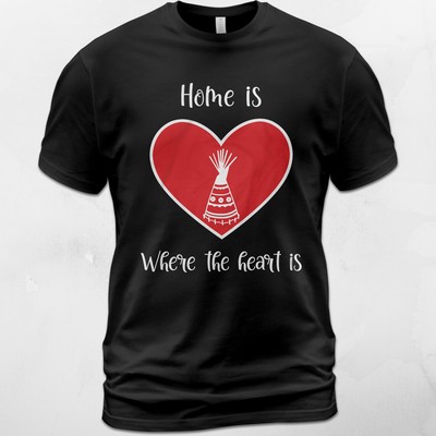 Definition indigen heart belongs tipi teepee man woman retro T-shirt