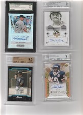 2012 Panini Prizm refractor Autographs #JG Joe Girardi Yankees Auto 2 / 25 SGC 9