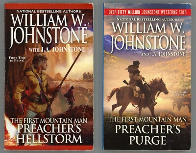First Mountain Man Western Lot of 2 Paperback by William Johnstone