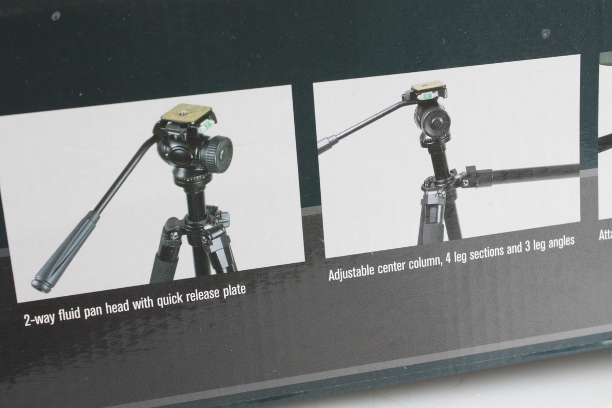 Boxed CELESTRON TRAILSEEKER TRIPOD section 2-way pan head +Quick