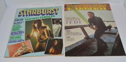 2 VINTAGE MARVEL MONTHLY STARBURST MAGAZINES #20 #59 STAR WARS EDITIONS