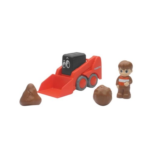 Kubota My Lil' Orange SSV with Figure and Boulders - Slid Loader SS-33083