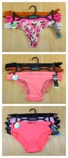3 Pair XOXO Women SIDE CUTOUTS HIPSTPER THONGS BIKINIS Panties Nylon Blend S-XL
