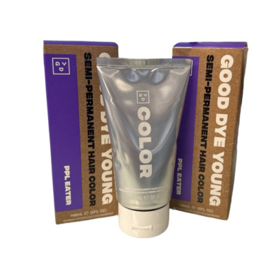 2 x Good Dye Young PPL Eater Semi Permanent Hair Color Vegan Purple Dye 148mL