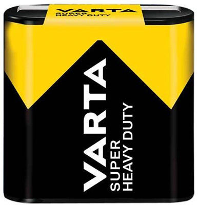 2 x Varta Superlife 4,5 V Zink-Kohle Flachbatterie 3R12 super heavy duty bulk