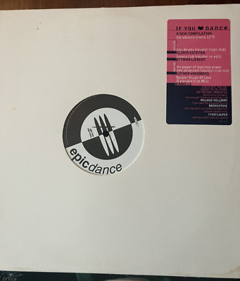 '' If you love to dance'' compilation advance promo 12'' epic dance records