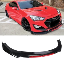 Front Bumper Lip Splitter Lower Spoiler Body Kit Red For Hyundai Genesis 2DR