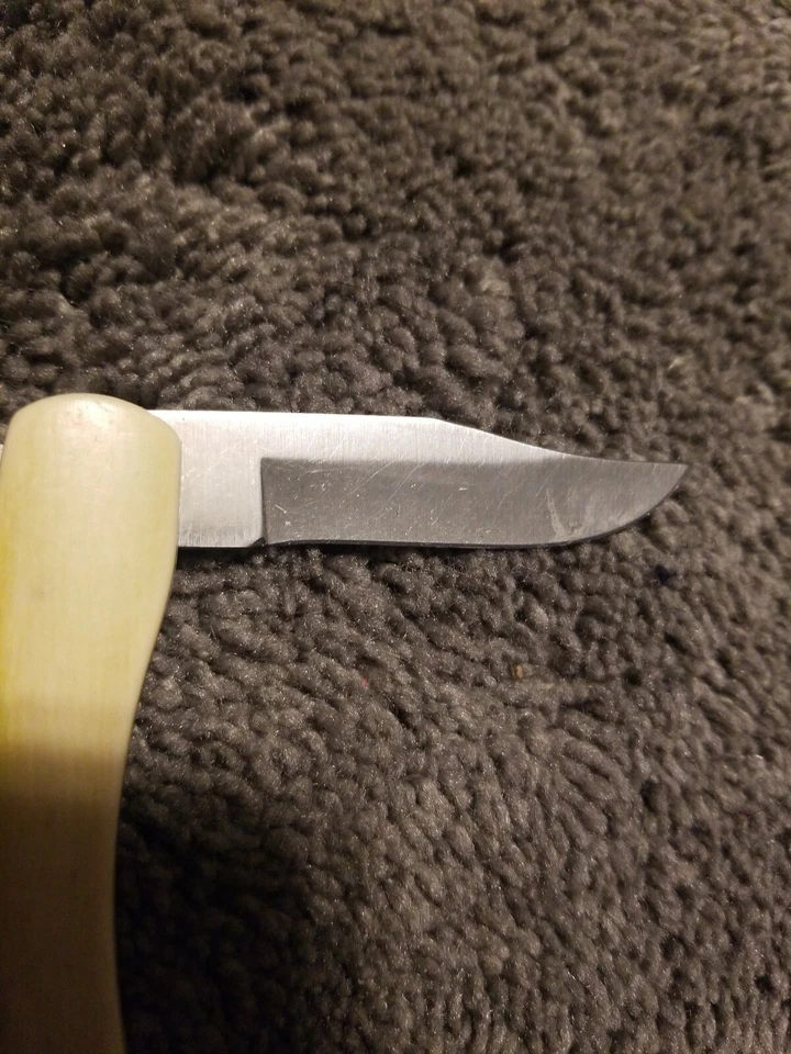 Navaja de Bolsillo Plegable Keen Kutter SCRIMSHAW EE. UU. UNA Hoja USADA Foto 4 de 4