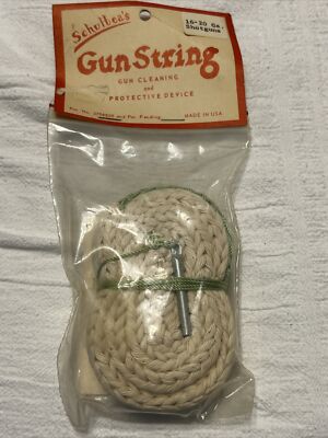 Schultea's Gun String Gun Cleaning and Protective Device Vintage New Hunting USA