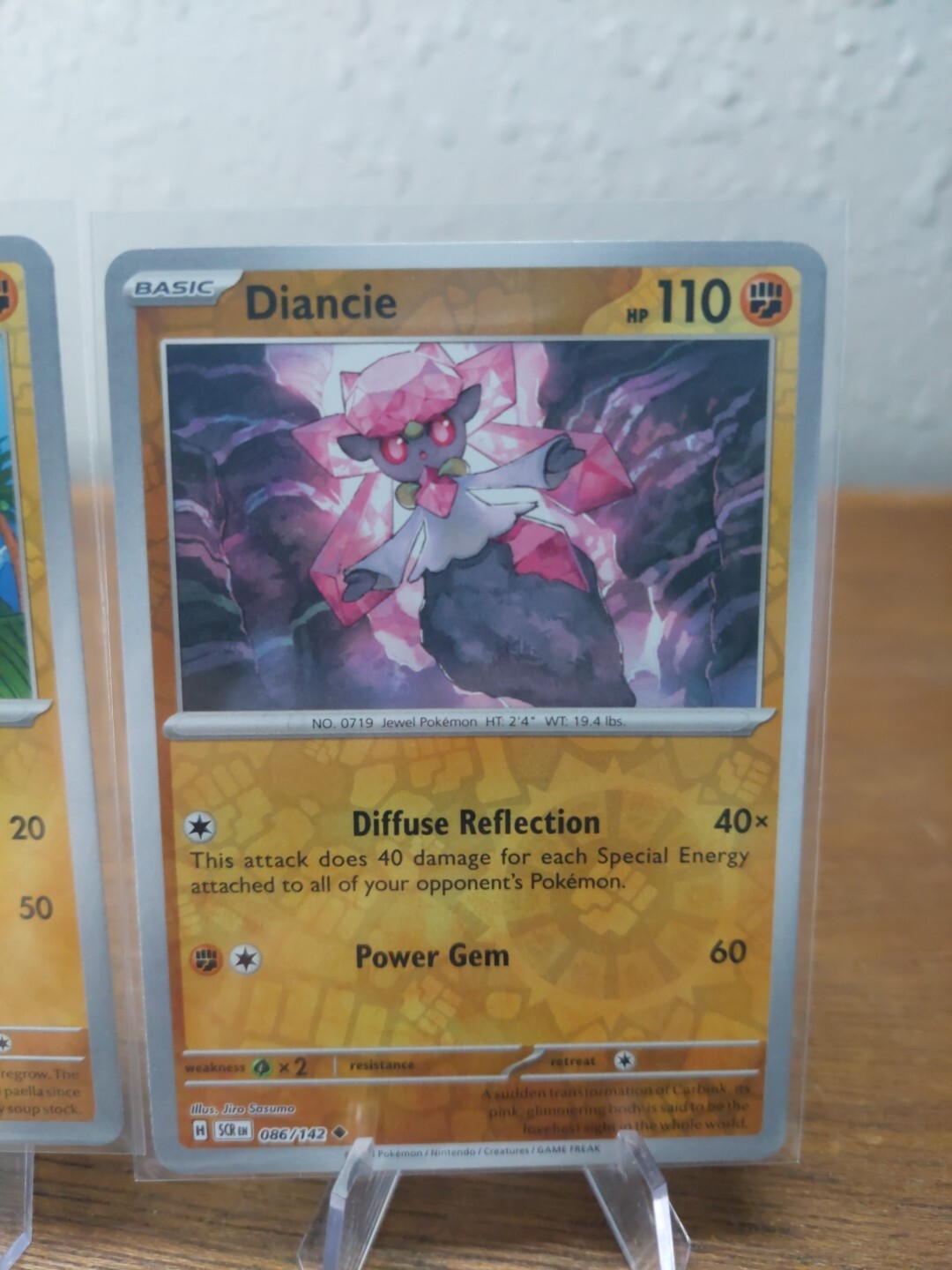 Diancie 086/142 Reverse Holo Pokemon TCG: Stellar Crown Near Mint (NM)
