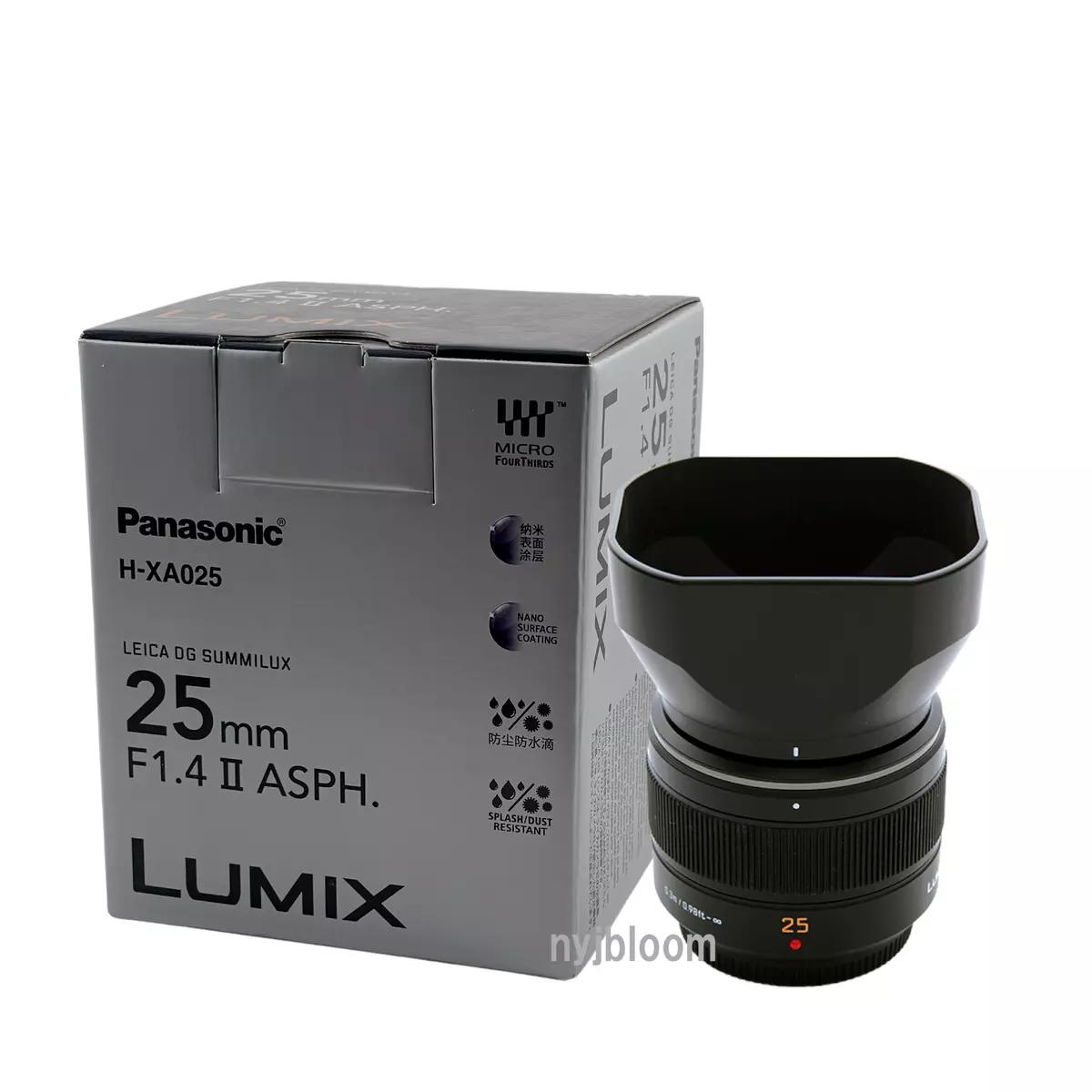 New Panasonic Leica DG Summilux 25mm f/1.4 II ASPH. Lens (H-XA025)