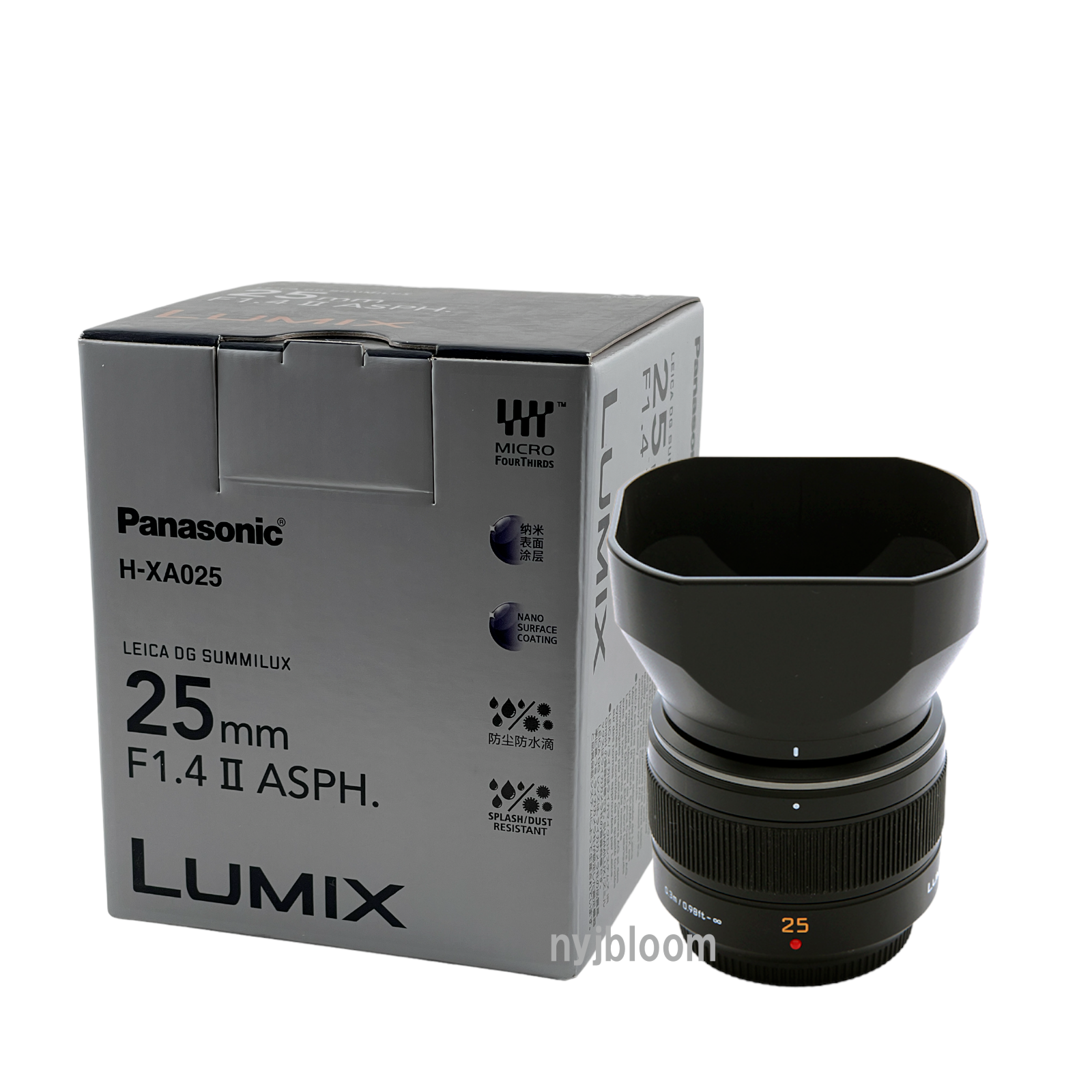 Correct Inloggegevens Lift New Panasonic Leica DG Summilux 25mm f/1.4 II ASPH. Lens (H-XA025)  4549980318164 | eBay