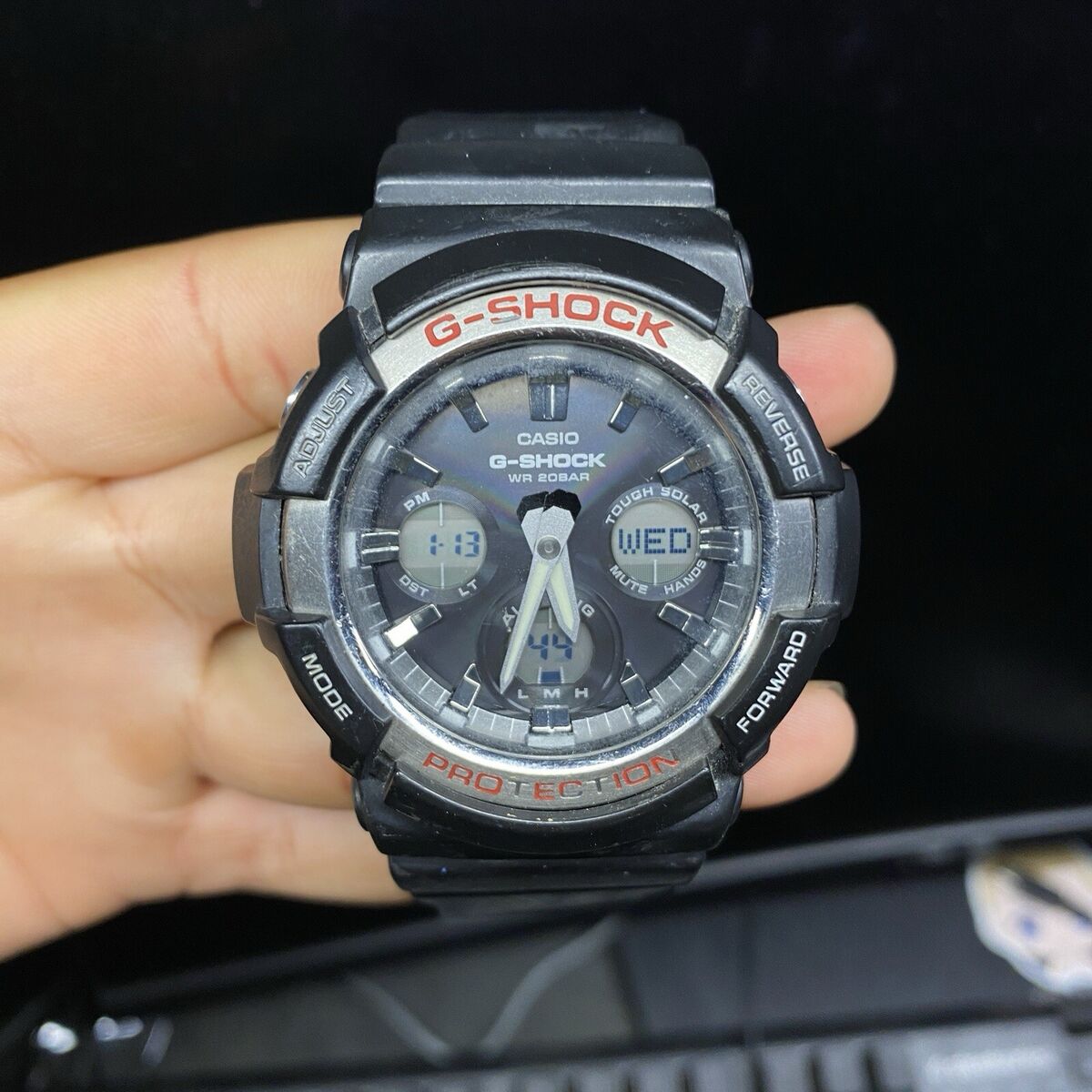 Men's Black Casio G-shock Watch WR 20BAR | eBay