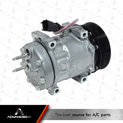 A/C Compressor + Clutch Replacement For Kenworth T660 T800 W900 C500 SD7H15 USA