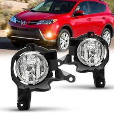WEZEMLIGHT Fog Light Assembly Replacement For 2013-2015 Toyota Rav4 With H16-3 1