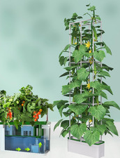 E SUPEREGROW Grande Kit Sistema di Coltivazione Idroponica Intelligente,7L Gar Idroponico da Interno