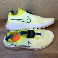 Nike Flex Runner 2 GS Unisex Kids 5.5Y Slip-On Low Top Volt DJ6038-700