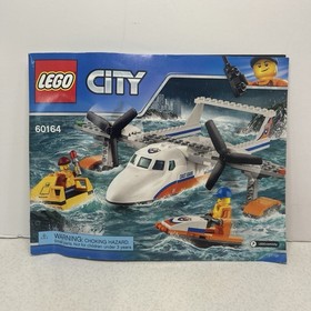 LEGO City Sea Rescue Plane 60164 Illustrated Manual Booklet Only