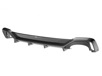 Akrapovic Carbon Diffusor in hochglanz Audi RS7 C8 4K