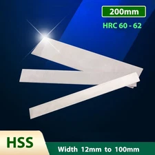200mm High Speed Steel Flat Bar Thick 10mm HSS Square Strip Weld Mould HRC 60-62