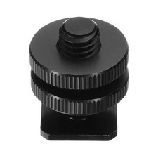 1 Pcs Hot Shoe Adapter 3/8" Male Thread Nut 1.06x0.91x0.91 Inch