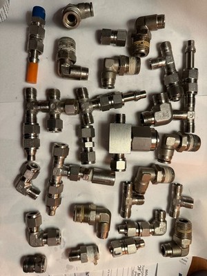 Swagelok Fittings 2 Dozen Plus