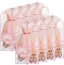 Clear Garment Bag for Dance Costumes 40" Dance Garment Bags for Dancers Kids Gar