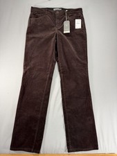 Women  s NWT Wit  Wisdom Brown Straight Leg Brown Pants Size 10 891