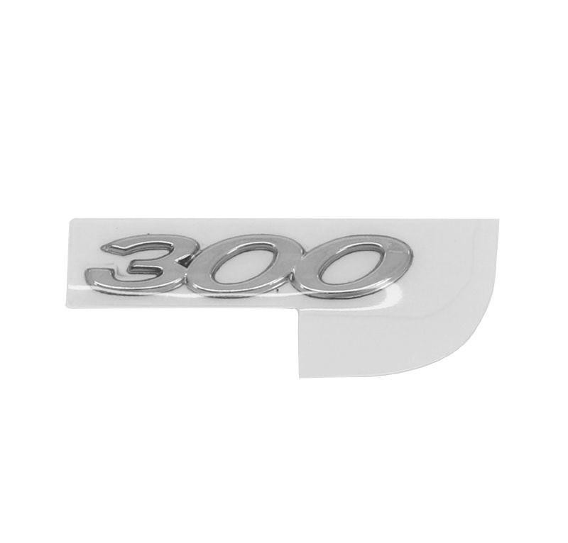 Logo 300 Vespa GTS origine Piaggio 2016-2018 chromé - 2h001663