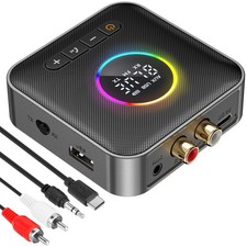 Bluetooth 5.4 Transmitter Receiver 3-in-1 Bluetooth Adapter HiFi Audio Receiv...