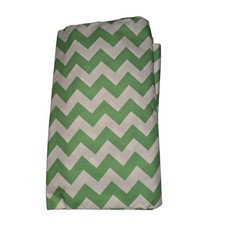 Pottern Barn Harper Chevron Green Crib Sheet NEW