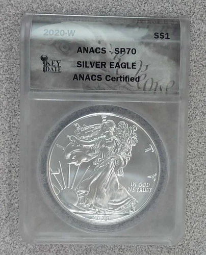 2020-(W) BU American Silver Eagle ANACS SP70 (842)