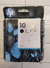 New In Box - HP 10 Ink Cartridge - Black Ink - SEALED BOX- Expired 8/2014