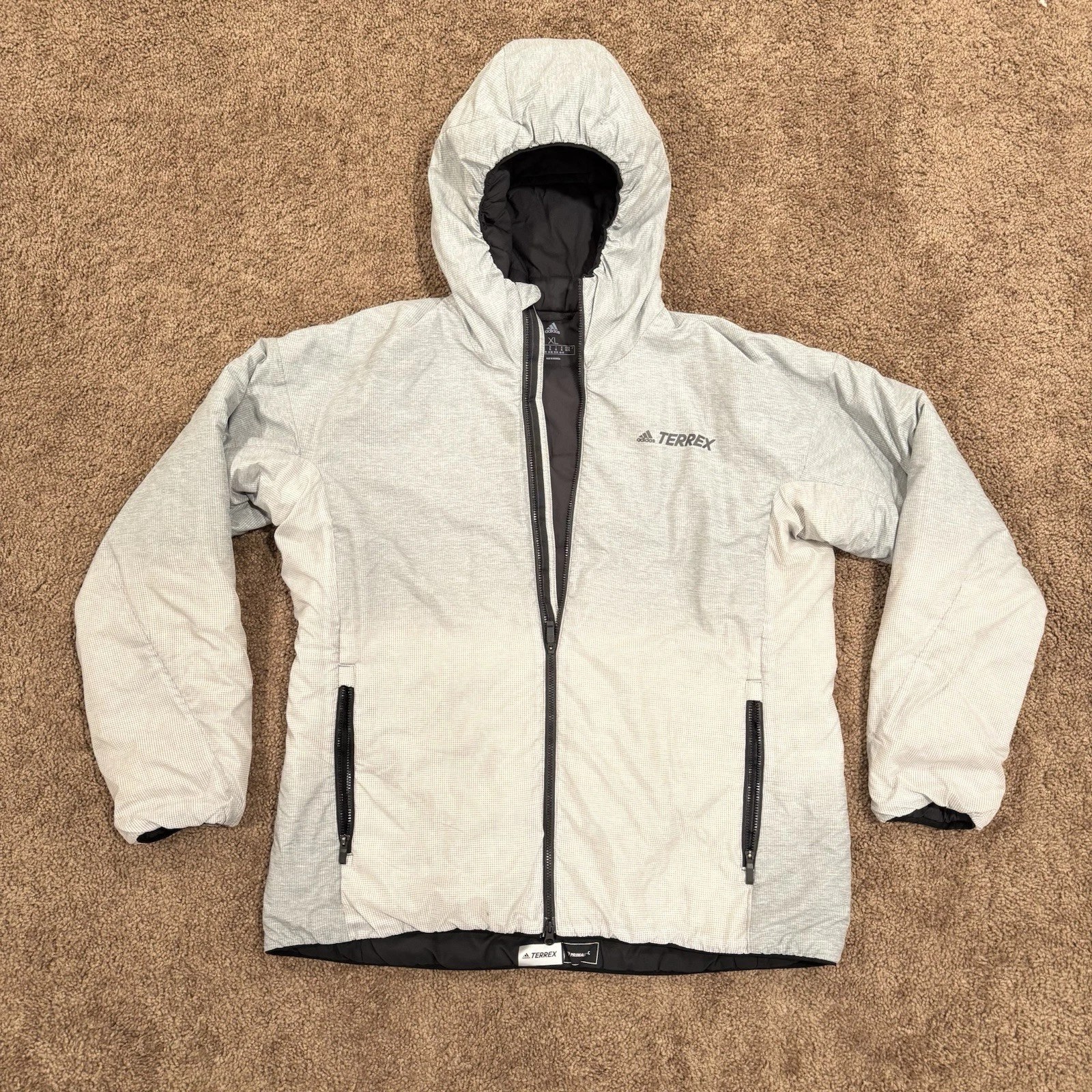 Adidas Terrex Women’s XL Grey Puffer Jacket