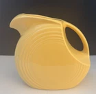 Retired FiestaWare Light Yellow Ice Lip 7 in Disc Water Pitcher 67 oz HLC 1999