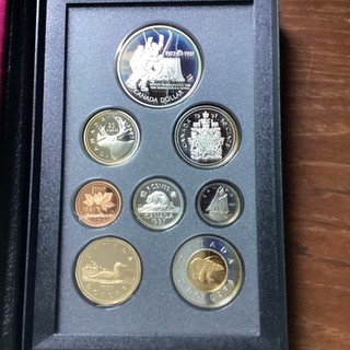 1997 Canada Proof Set 8 Coin 1972 Canada/Russia Hockey Summit