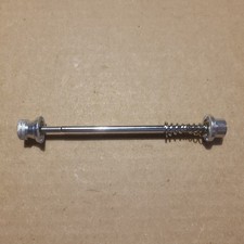 Bike Front Wheel Bolt-On Skewer 133mm Silver Non-QR Hex Key Security New