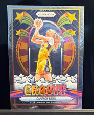 Panini 2025 Prizm WNBA Groovy Insert Cameron Brink Los Angeles Sparks #2