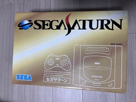 Sega Saturn HST-3200 Console w/box Tested From JAPAN