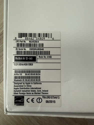 MacBook Air 2015 13 pouces - Photo 3/15