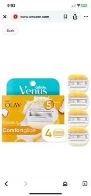 Gillette Venus Swirl Extra Smooth Women's Razor Blade Refill 5 Cartridges