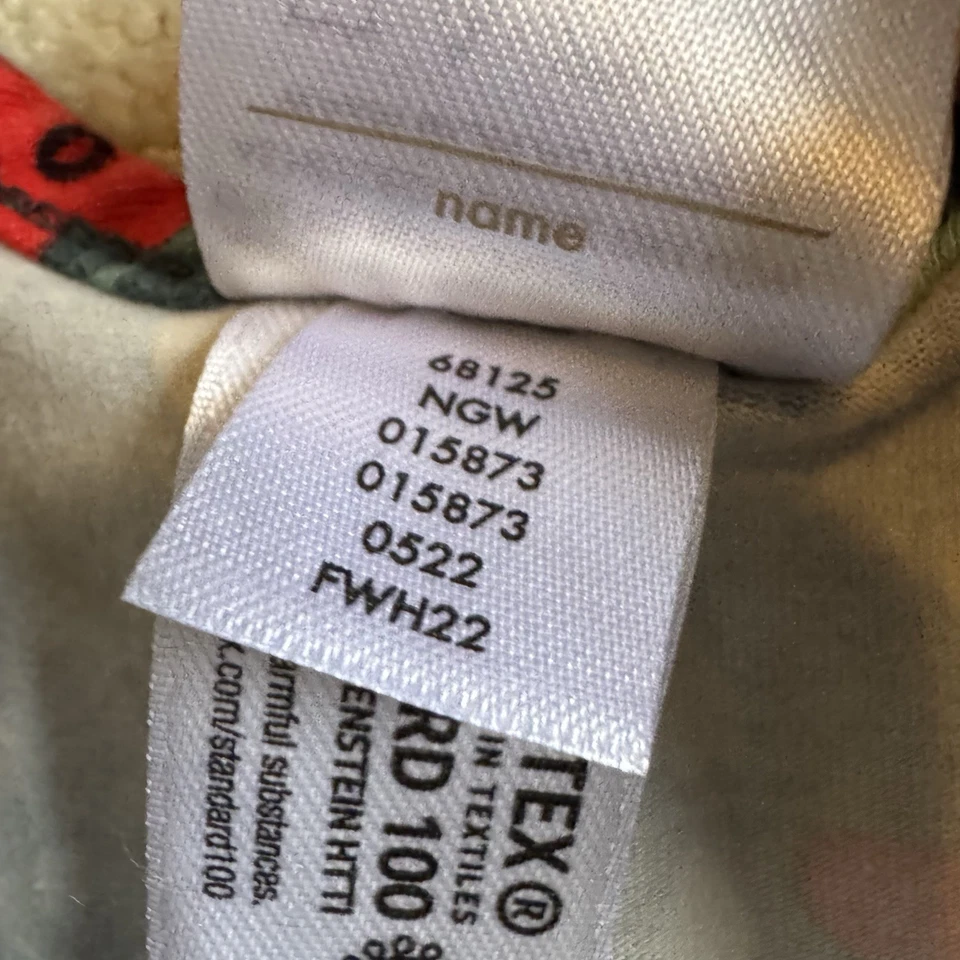 Hanna Andersson Girls' Long Sleeve Green Red Flower Holiday Skater Dress US 10 - Image 3 of 4