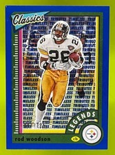 2022 Panini Classics Rod Woodson Timeless Tributes Blue /125 #142 Steelers