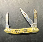 Frost Cutlery Frost Japan 440 3-Blade Slipjoint Pocketknife Bone Handle 80s — photo 1